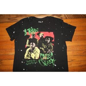 A Tribe Called Quest Hip Hop "Thank you 4 Your Service" Black TShirt Womens L